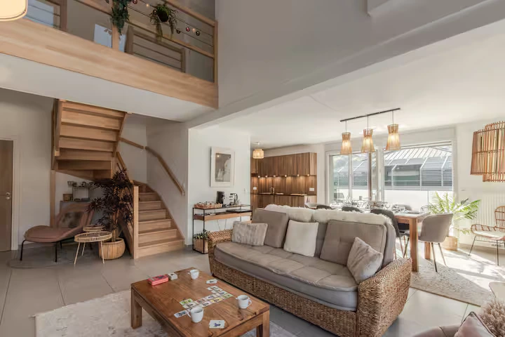 Salon moderne et cosy