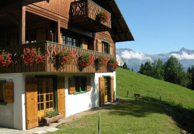 Chalet Marie Paradis a Saint-Gervais-les-Bains, vue sur le Mont-Blanc