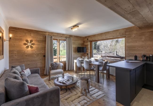 Coté Rivière, appartement de 80 m² géré par Care Concierge à Megève